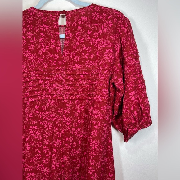 NWOT Free People Jessie Ditsy Floral Print Midi Dress Size 6 - Picture 11 of 16